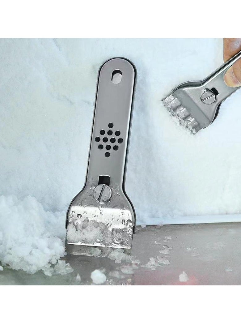 مكشطة تنظيف للموقد عدد 1، أداة كشط متعددة الاستخدامات بشفرة لموقد السيراميك والحث، مزيل زيت وأوساخ لتنظيف المطبخ والزجاج والبلاط والأسطح - Image 4